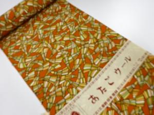 アンティーク　ウール　着尺反物